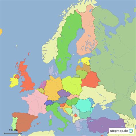 europa karte von vroni landkarte fuer deutschland