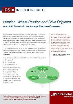 ideation  passion  drive originate