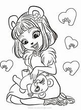 Enchantimals Coloring Pages Panda Prue Nari Info Girls Xcolorings 593px 64k Resolution Type  Size Jpeg sketch template