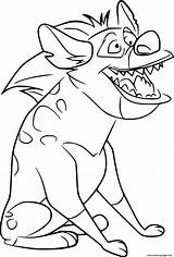 Hyena Chungu Coloriage sketch template
