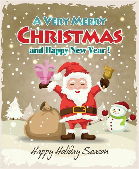 Hd Animated Happy New Year And Christmas Greetings