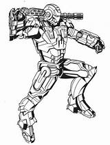Print Ironman Boyama Demir Armor Resmi Herois Colorear Colorpages sketch template