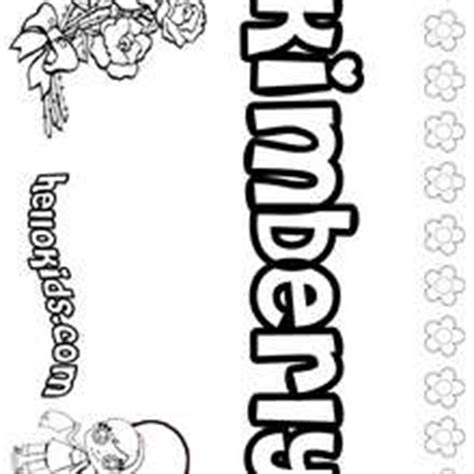 kimberly coloring pages hellokidscom
