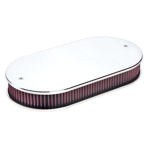 billet specialties  dual quad raised oval red aluminum polished