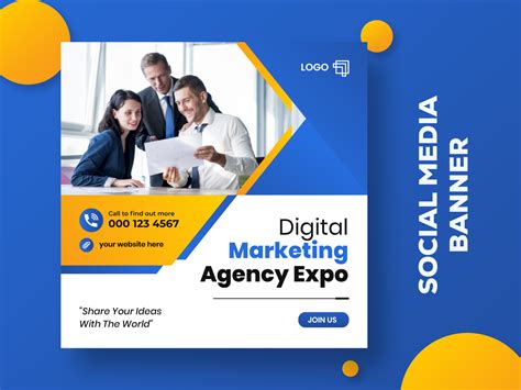 digital marketing agency social media banner ads template  shuvojit