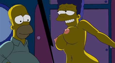 Rule 34 Animated Color Female Homer Simpson Human Male Marge Simpson