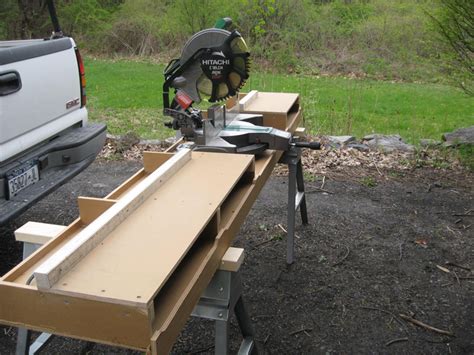 Diy Miter Saw Bench Build A Miter Saw Table Gnh Lumber Diy
