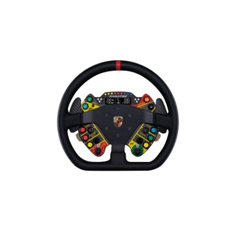 podium steering wheel porsche  gt  leather simulation