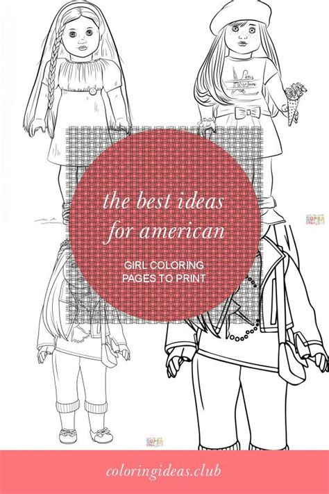 ideas  american girl coloring pages  print american