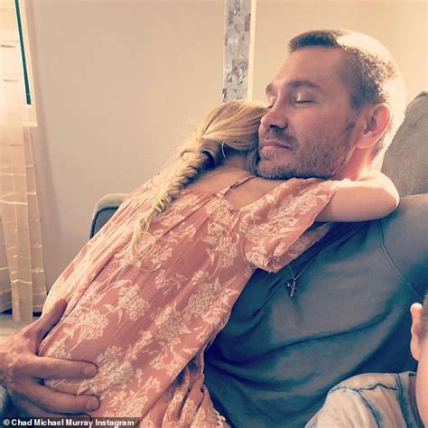 chad michael murray enjoys daddy duty in a rare photo with his