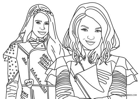 printable descendants coloring pages printable world holiday
