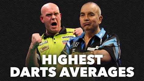 top  highest darts averages  tv youtube