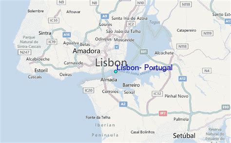 lisbon portugal tide station location guide