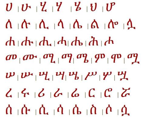 language    amharic alphabet amharic   official language  ethiopia amharic