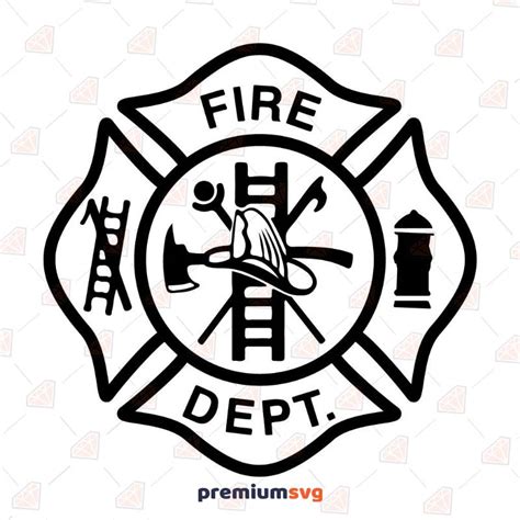 ideas  coloring firefighter logo svg