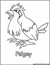 Pidgey Coloring Pokemon Pages Kids Fly Colouring Color Type Printable Fun Sheets Cool Easy Print Flying Popular sketch template