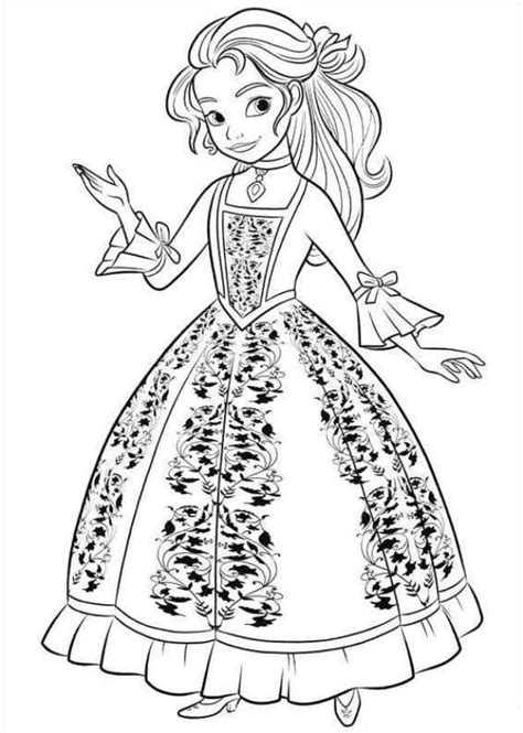 kids  funcom  coloring pages  elena  avalor