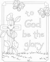Easter Coloring Sunday Pages School Jesus Religious Bible Getdrawings Christian sketch template