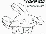 Mudkip Coloring Pages Getcolorings Famous sketch template