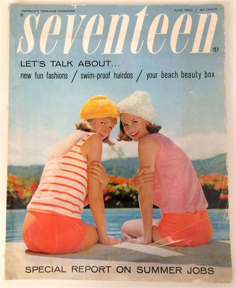 Seventeen Magazine June 1963 Swimsuits And Beach Fashions