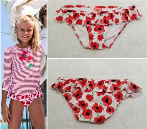 girl s sunuva beachwear poppy frilly ruffle beach swim bikini bottom 9