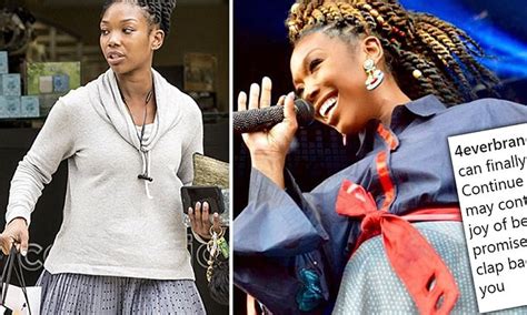 brandy hints she s pregnant with cryptic instagram post daily mail online