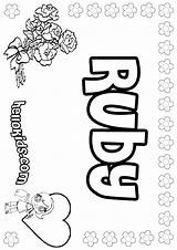 Ruby Coloring Pages Name Color Print Copycat Hellokids Designlooter Names Posters 49kb Template sketch template