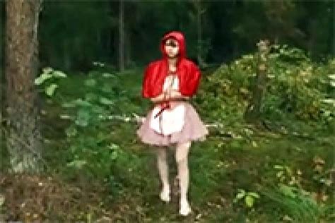 little red cap girl gets lost in the wood and walked on big bad wolf fuqer video