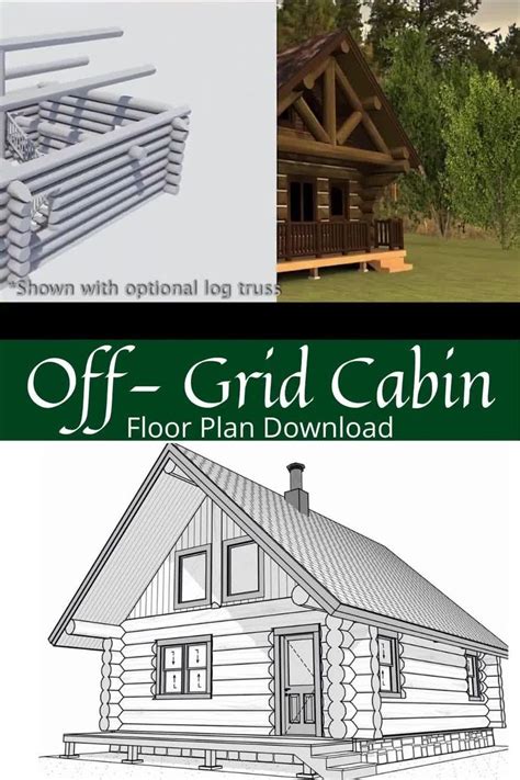 grid log cabin floor plan  small budgets video   cabin floor plans arched