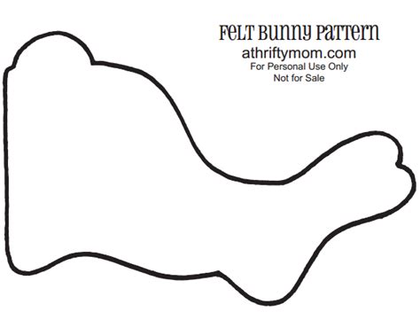 felt easter bunny pattern  printable easy craft ideas easter