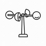 Anemometer Scientific Cone Windmeter sketch template