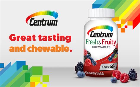 amazoncom centrum adults  fresh fruity chewables multivitamin multimineral supplement