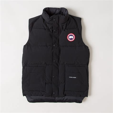 canada goose freestyle vest in black for men lyst