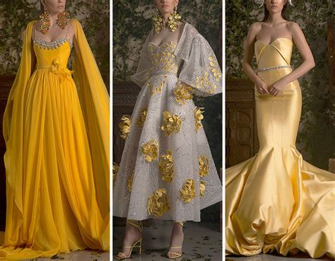 fashion   fashion show dresses fashion yellow outfit