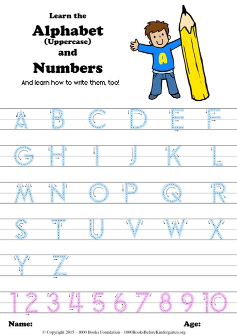 learn  alphabet numbers    write    books