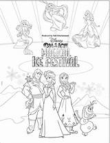 Disney Ice Colouring Kids O2 Enchantment Arena Worlds Presents Pdf sketch template