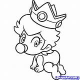Peach Baby Princess Coloring Pages Draw Getcolorings Print sketch template