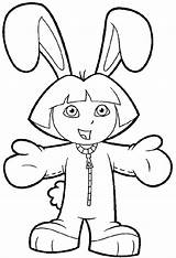 Dora Learn Bunny Stumble Kleurplaten Coloringlibrary Bestappsforkids sketch template