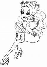 Monster High Pages Coloring Scaris Getcolorings sketch template