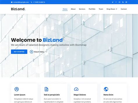 bootstrap  templates bootstrapmade