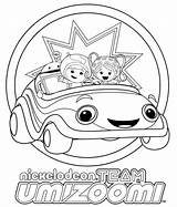 Coloring Umizoomi Team Activity Pages Nickelodeon Character sketch template