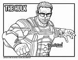 Hulk Endgame Avengers sketch template