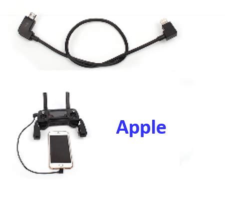 dji mavic mini  apple devices custom data cable cm lightning