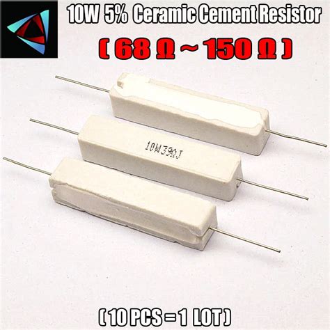 pcs        ohm  ceramic cement resistor