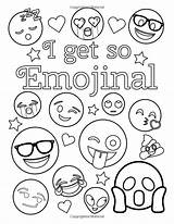 Emoji Coloring Pages Cute Faces Adult Emojis Book Funny Amazon Quotes Stuff Colouring Printable Sheets Kids Quote Girl Word Printables sketch template