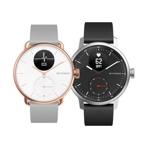 withings scanwatch mm rose gold hwa model   int