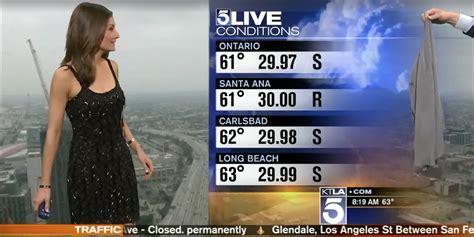 This Weather Reporter Was Forced To Cover Up Her Dress Thanks To Sexist