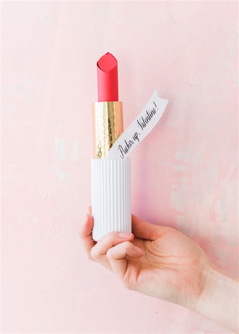 Paper Lipstick Valentines The House That Lars Built