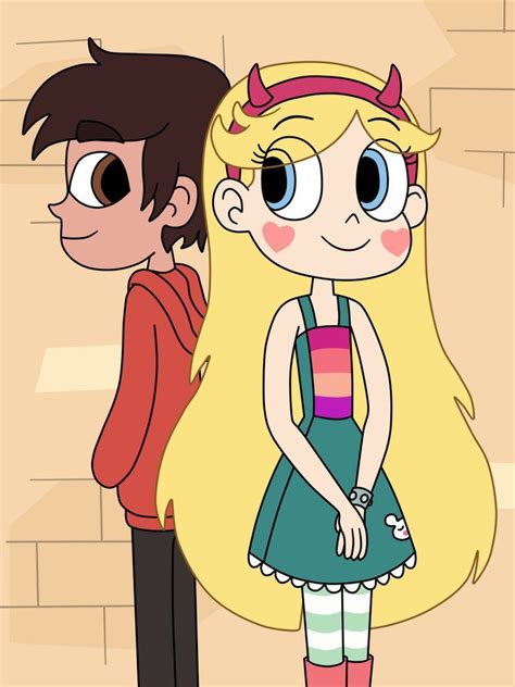 Marco Diaz And Star Butterfly Stand Back To Back By Deaf