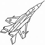 Coloring Jet Pages Plane Drawing Airplane Printable Kids Fighter Print Aircraft Colouring Aeroplane Jets Color Private Army Mig Drawings Military sketch template